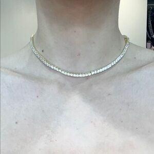 Elegant Gold and Silver Necklace